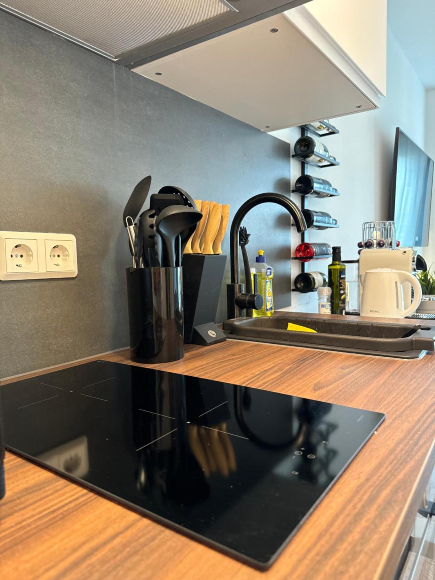 Moderne Ferienwohnung Mit Terrasse Wurzburg Luaran gambar